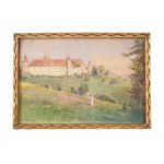 Unknown painter of the 19th/20th century, View of a monastery