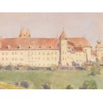 Unknown painter of the 19th/20th century, View of a monastery