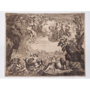 Baroque copper engraving, 17th/18th century