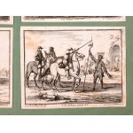 Nine copper engravings after, Johann Elias Ridinger
