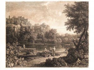 Francois Vivares, After a painting by Claude Lorrain