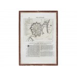 Book page with map of the island of Elba