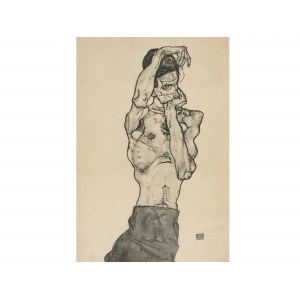 Collotype on paper, from the portfolio Egon Schiele, 1917
