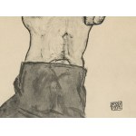 Collotype on paper, from the portfolio Egon Schiele, 1917