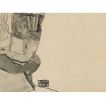 Collotype on paper, from the portfolio Egon Schiele, 1917