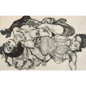 Collotype on paper, from the portfolio Egon Schiele, 1917