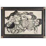 Collotype on paper, from the portfolio Egon Schiele, 1917