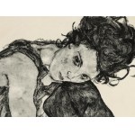 Collotype on paper, from the portfolio Egon Schiele, 1917