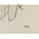 Collotype on paper, from the portfolio Egon Schiele, 1917