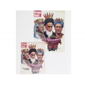 The unholy 3 kings, Lithograph on paper