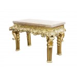 Magnificent console with marble top, Around 1750