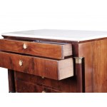 Empire console, Mahogany