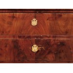 Empire console, Mahogany