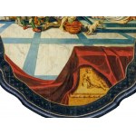 Table with painting, 18th century