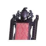 Ornate armchair with griffin, Carved wood