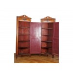 Pair of corner cabinets, Empire