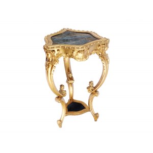 Small figural gold table, Around 1880