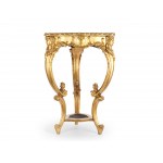 Small figural gold table, Around 1880