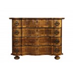 Baroque style chest of drawers, 4-tiered