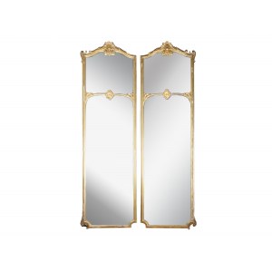 Pair of large mirrors, Around 1880