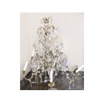 Crystal chandelier, 6-flame