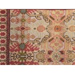 Silk carpet with metal brocade, 20th century