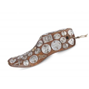 Votive shoe, 19th century