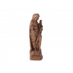 Madonna with child, In the late Gothic style of the 16th century