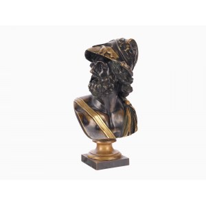 Bronze bust after antiquity, Roman emperor around 1880/90