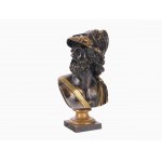 Bronze bust after antiquity, Roman emperor around 1880/90