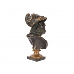 Bronze bust after antiquity, Roman emperor around 1880/90