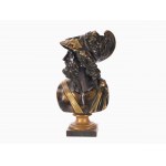 Bronze bust after antiquity, Roman emperor around 1880/90