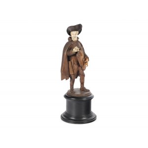 The musician, Wooden figure