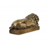 Sleeping lion, Around 1900