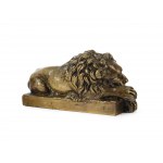 Sleeping lion, Around 1900