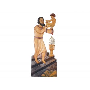 Simon in the temple, Relief