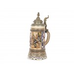 Mixed lot, 4 beer mugs