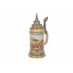 Mixed lot, 4 beer mugs
