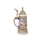 Mixed lot, 4 beer mugs
