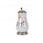 Pear jug, Faience colorfully painted