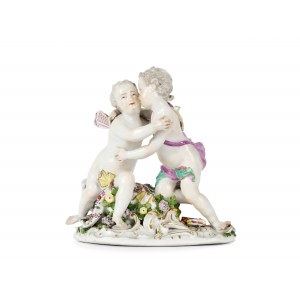 Putti group, Meissen execution