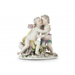 Putti group, Meissen execution