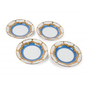4 plates, Meissen design