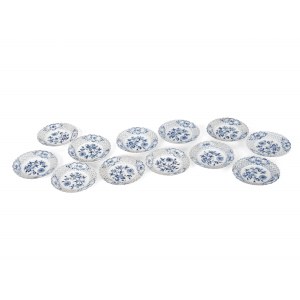 Mixed lot: 12 cake plates, Meissen design