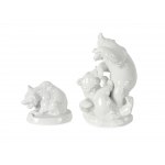 Meissen design, Pair of figurines: Bears