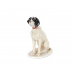 Sitting dog, Meissen version
