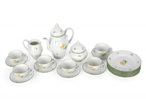 Mocha set, Yellow flowers