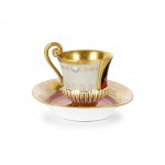 Handled cup with saucer, Jesus