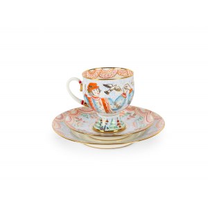 Cup with saucer & plate, Russia
