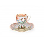 Cup with saucer & plate, Russia